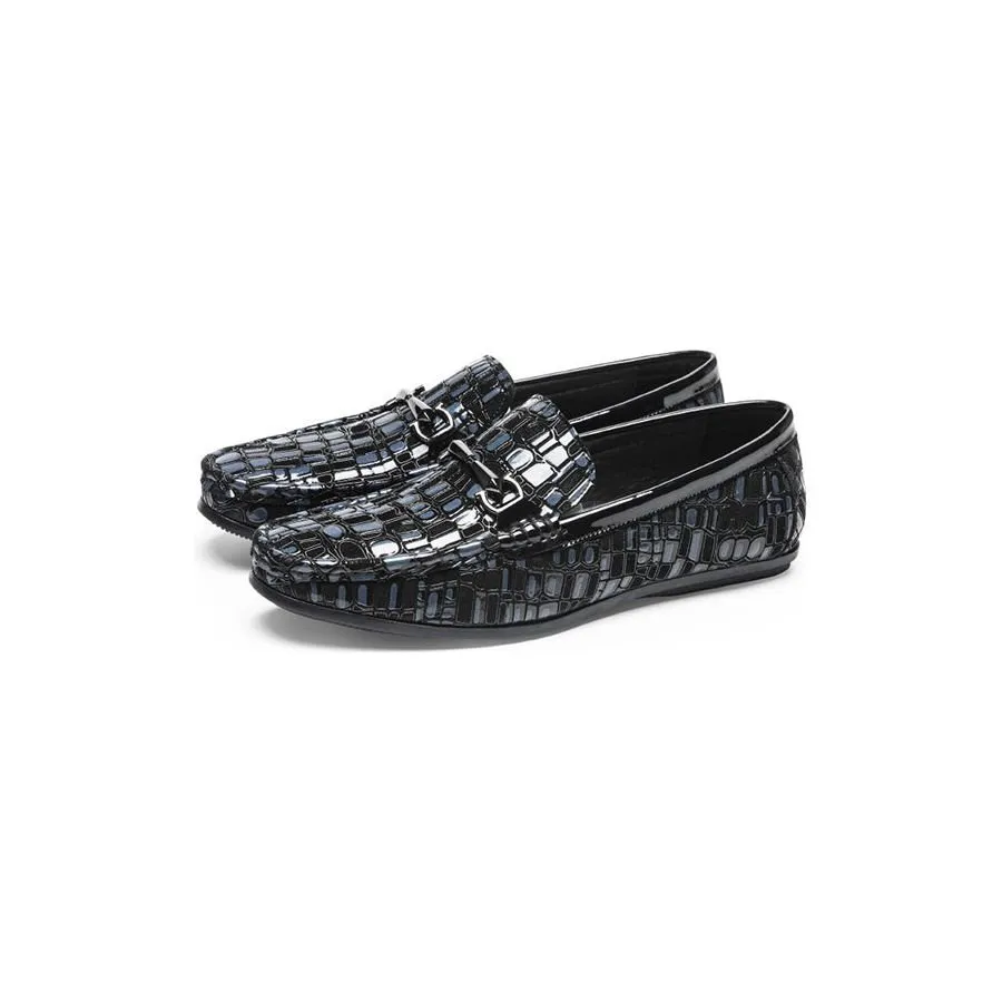 AlliTex Breathable Slip-On Loafers: Classy Alligator Texture