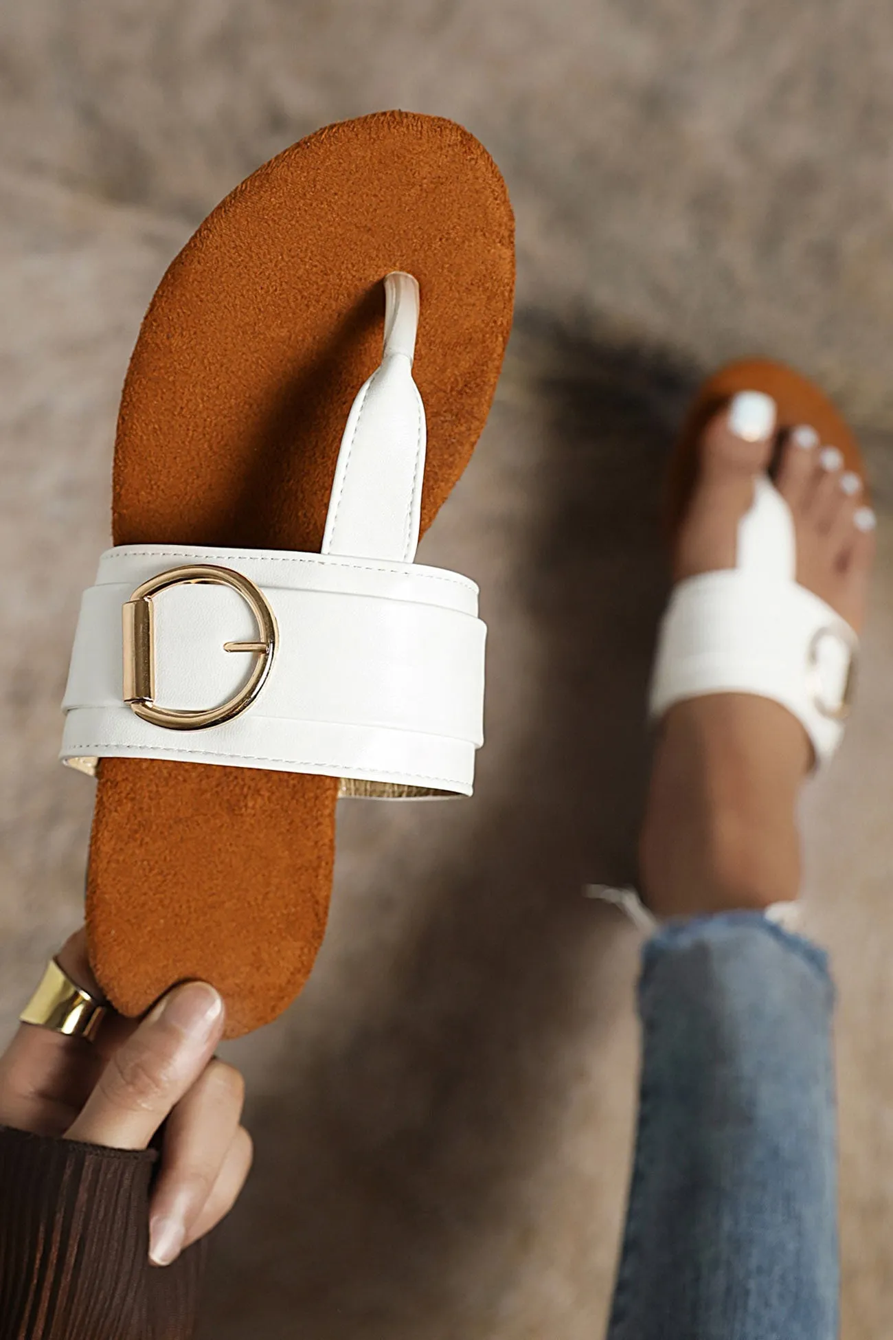 Amozae-Flip-flops Flat Sandals