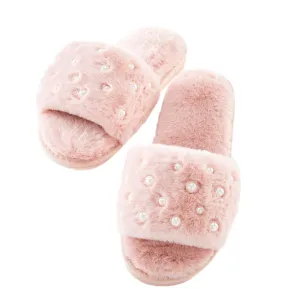 Assorted Ladies Pink Fuzzy Slipper, INDIVIDUALLY SOLD