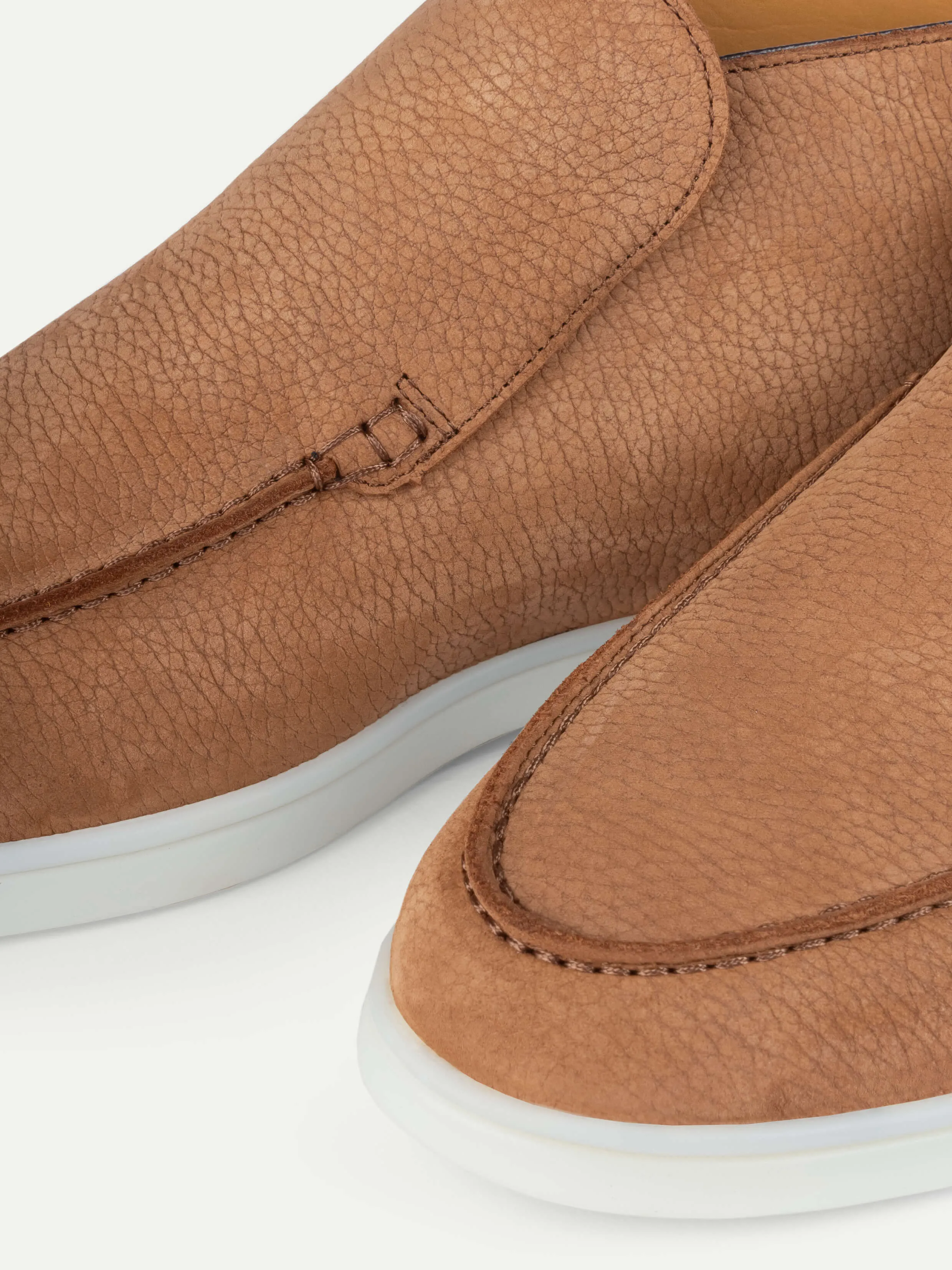 Caramel Nubuck City Loafer