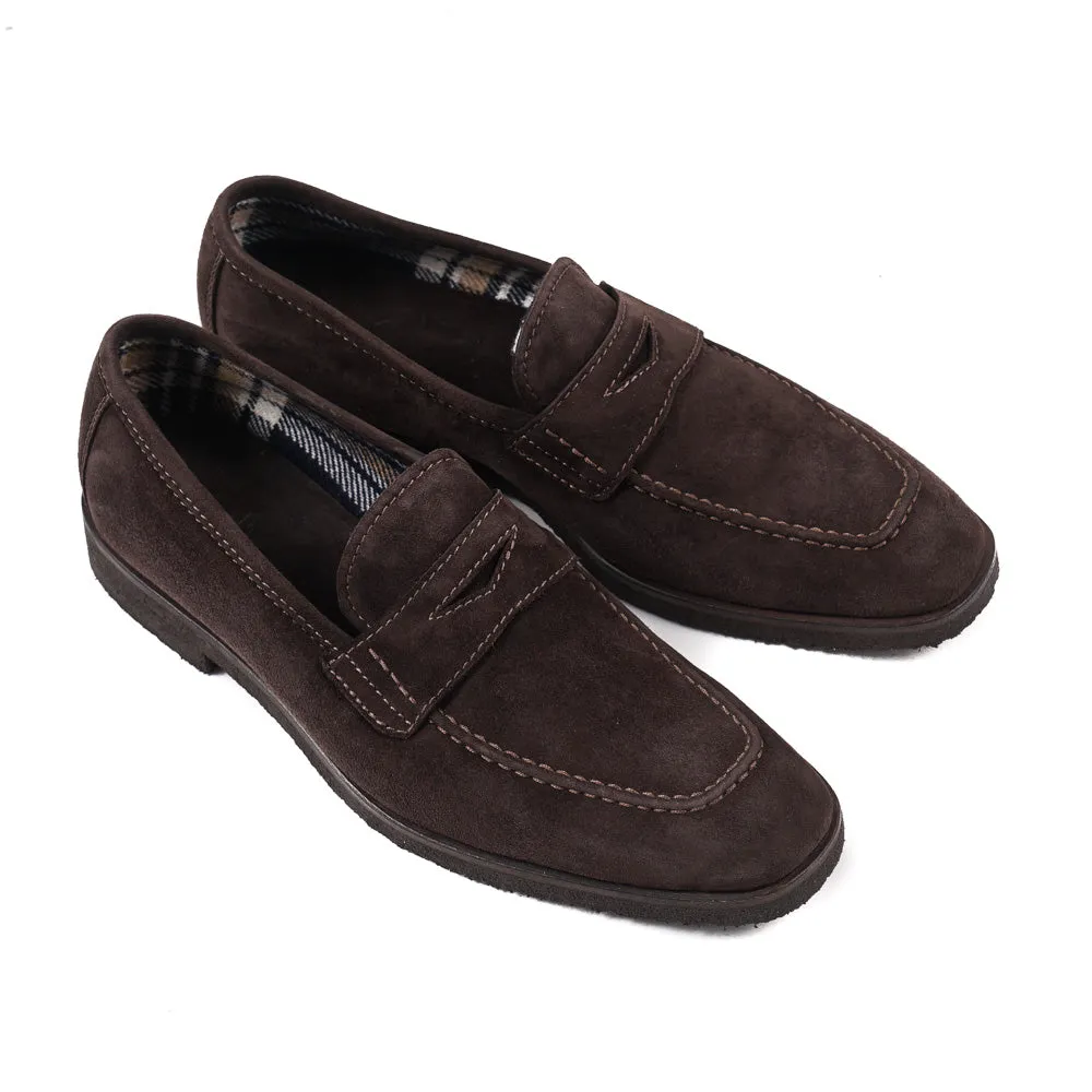 Cesare Attolini Cashmere Calf Penny Loafer