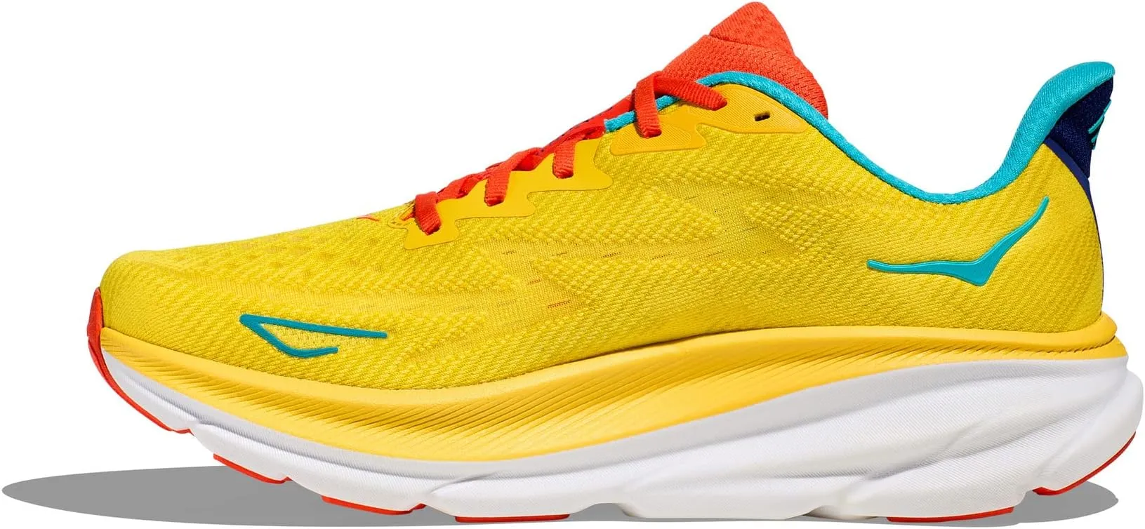 Clifton 9 Hoka Sneakers in Passion Fruit/Maize