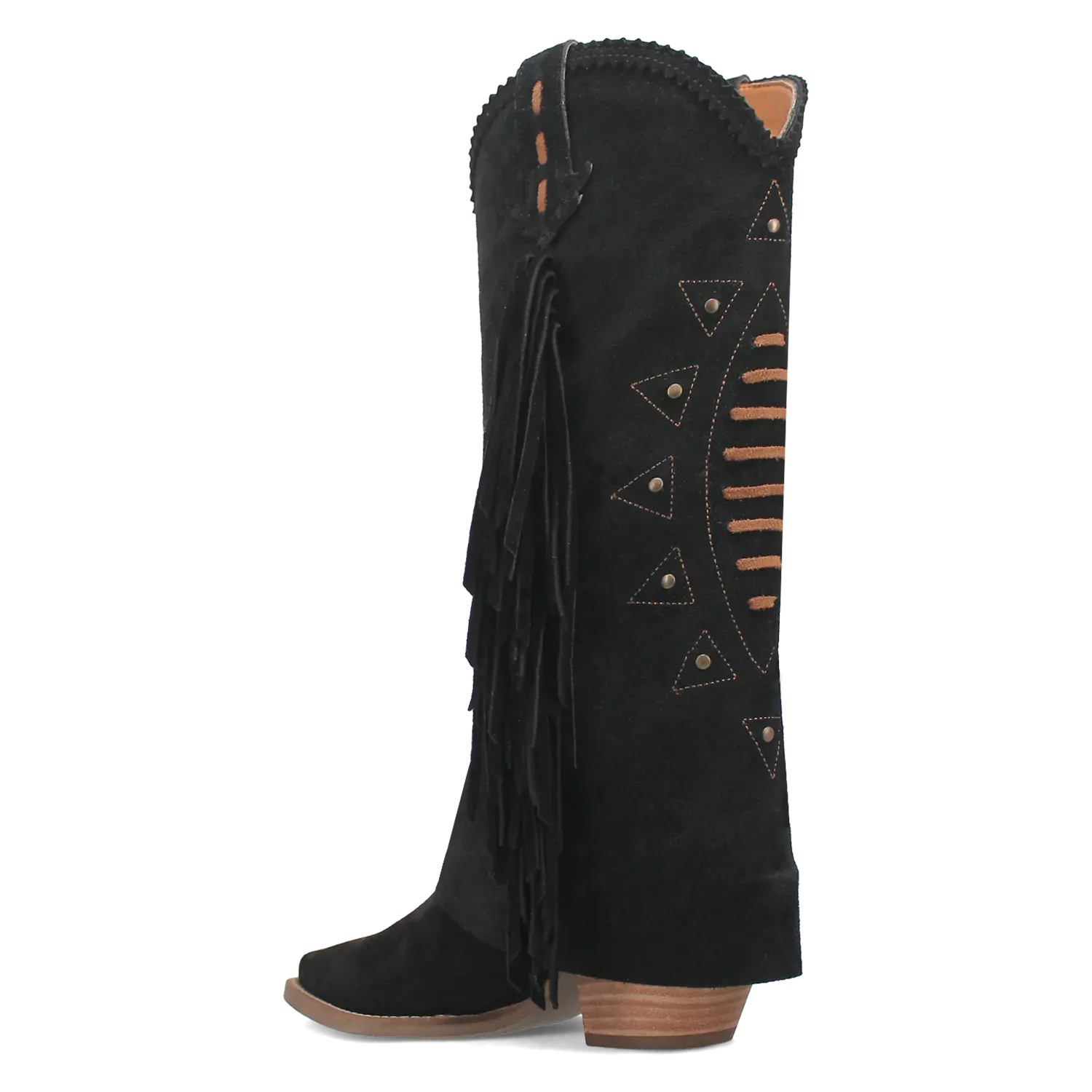 Dingo Spirit Trail  - Women's Suede Leather Cowgirl Boots