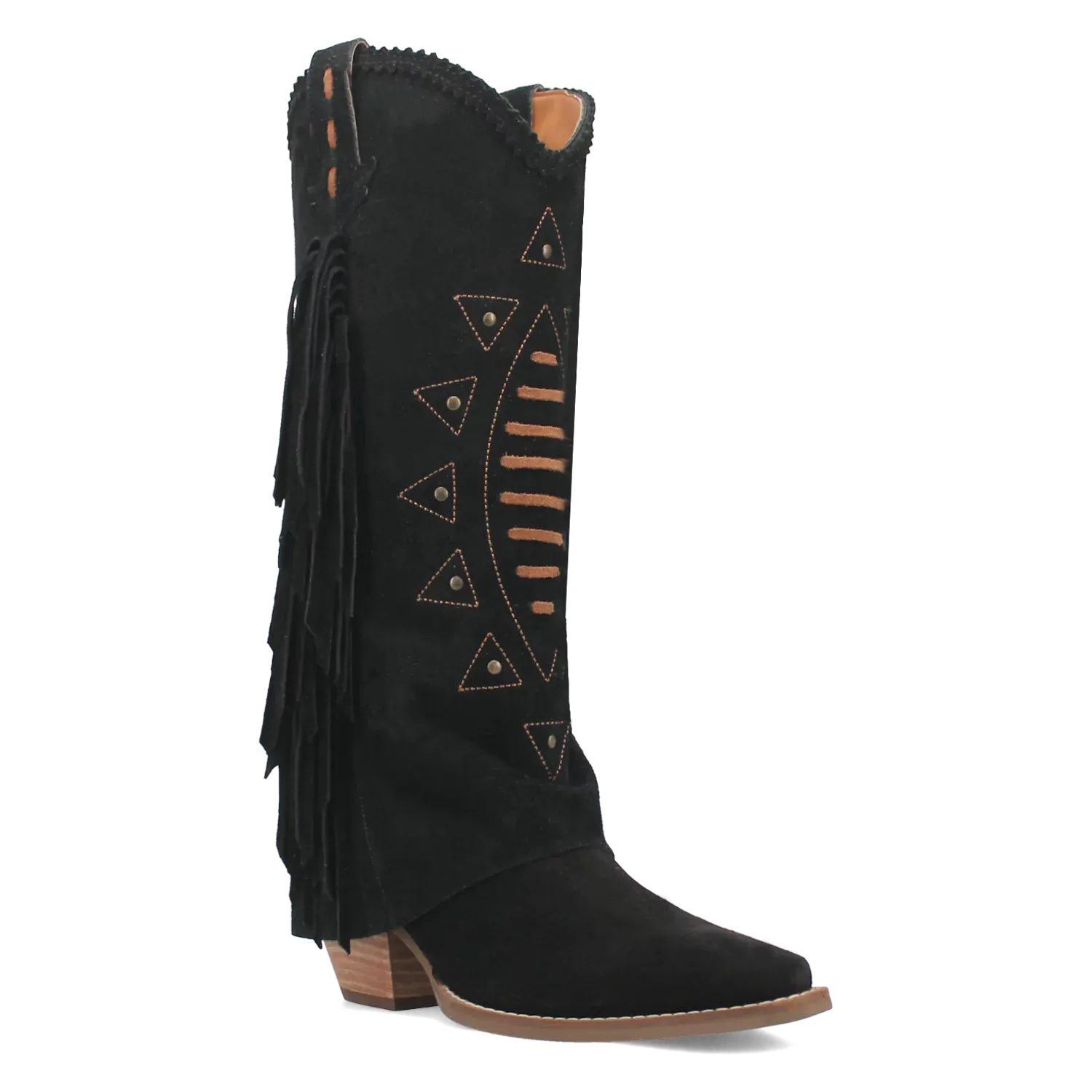 Dingo Spirit Trail  - Women's Suede Leather Cowgirl Boots