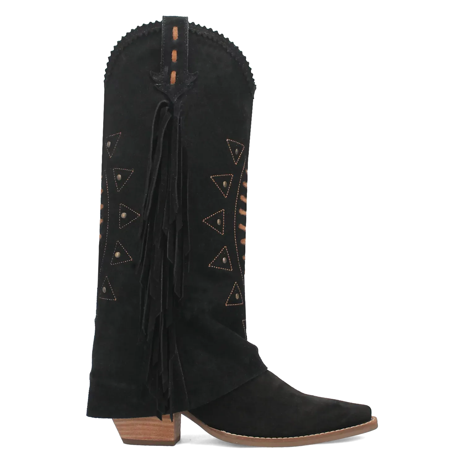 Dingo Spirit Trail  - Women's Suede Leather Cowgirl Boots