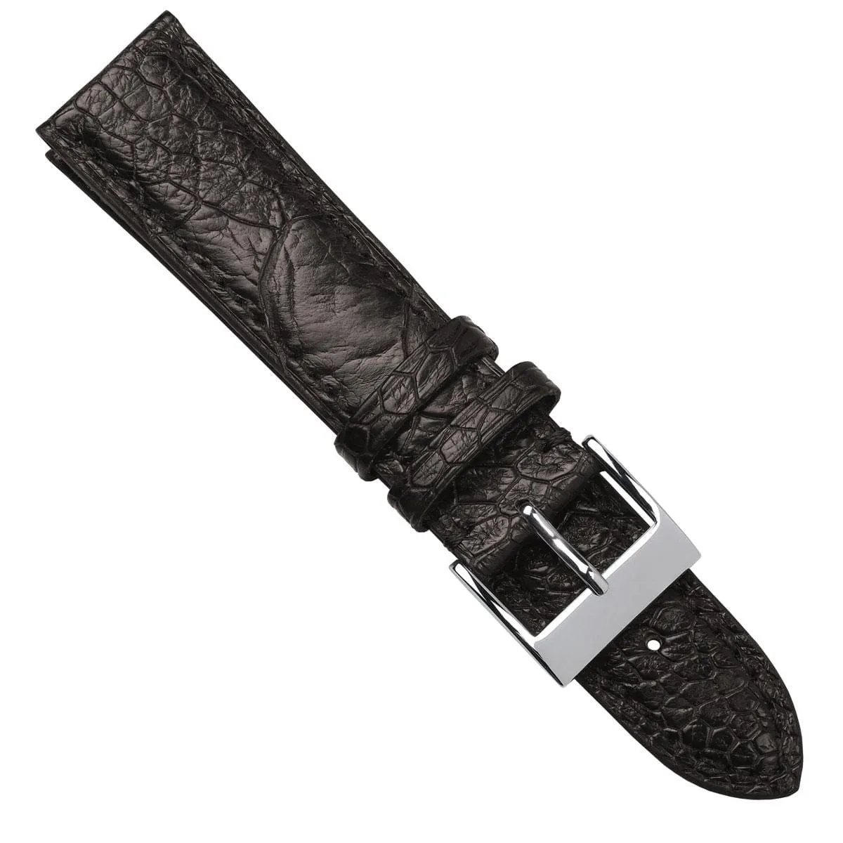 Durbuy Ostrich Leg Handmade Leather Watch Strap - Matt Brown