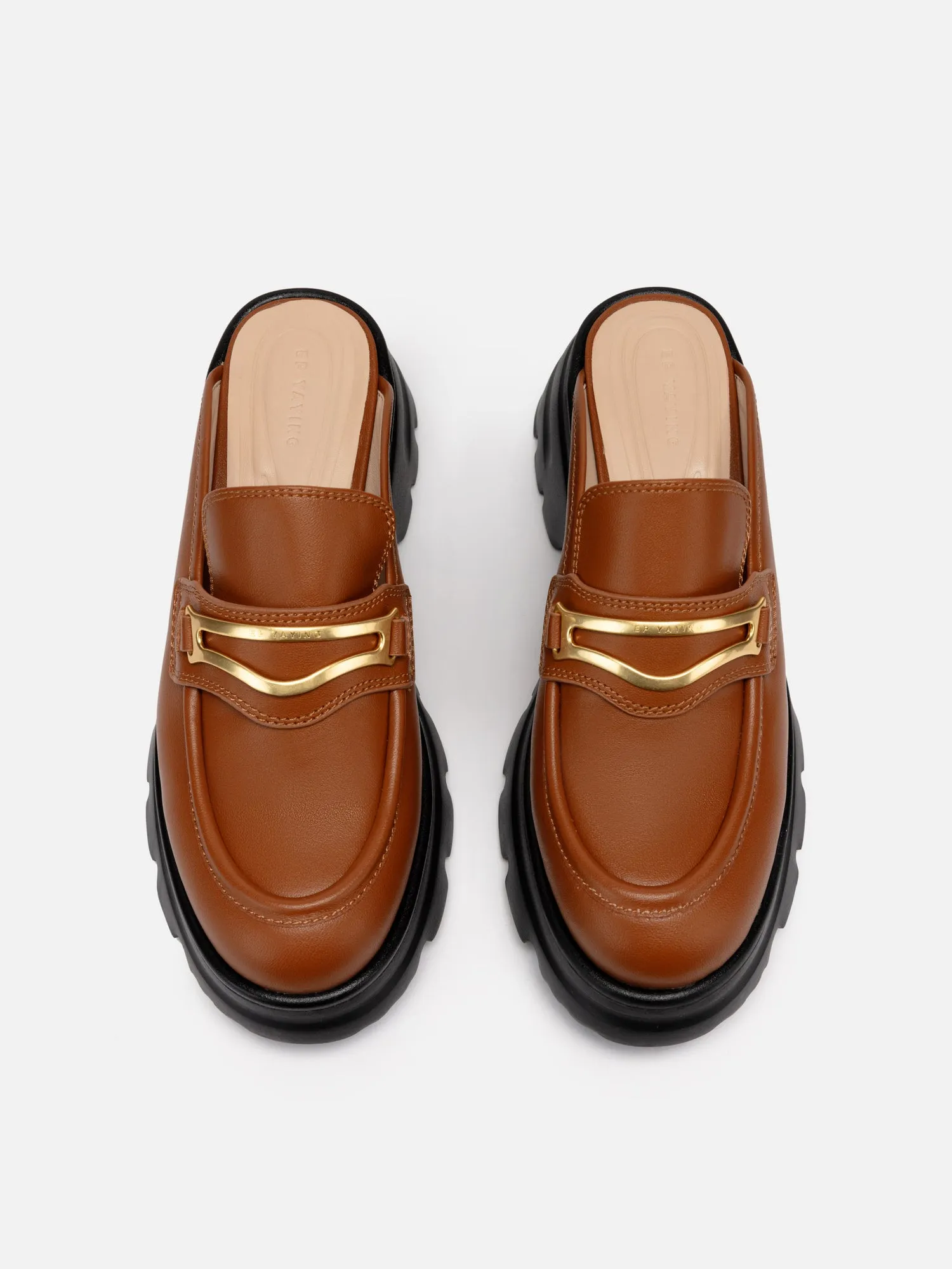 EP YAYING College Style Half-drag Loafers