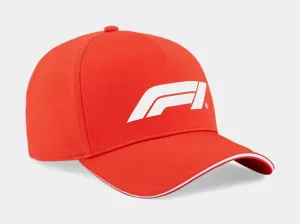 F1 BB Snapback Mens Hat (Red/White)