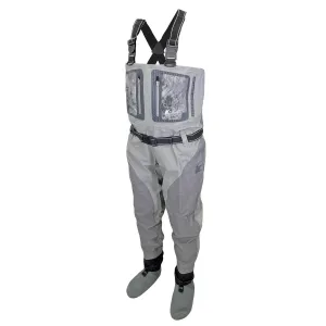 Frogg Toggs Mens Realtree Fishing Gray Pilot II Breathable Stockingfoot Wader