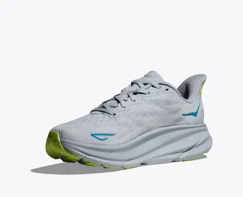 Hoka Clifton 9 B Womens Running Shoe-Gull/Sea Ice