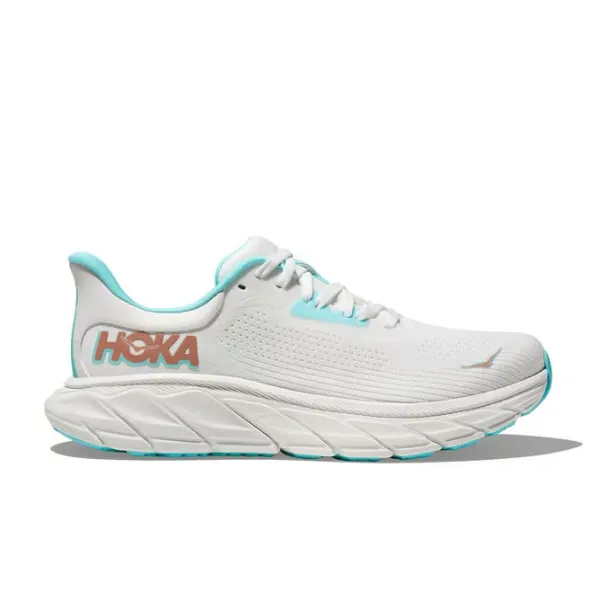 HOKA Women's Arahi 7 (Medium Width) White/Gold