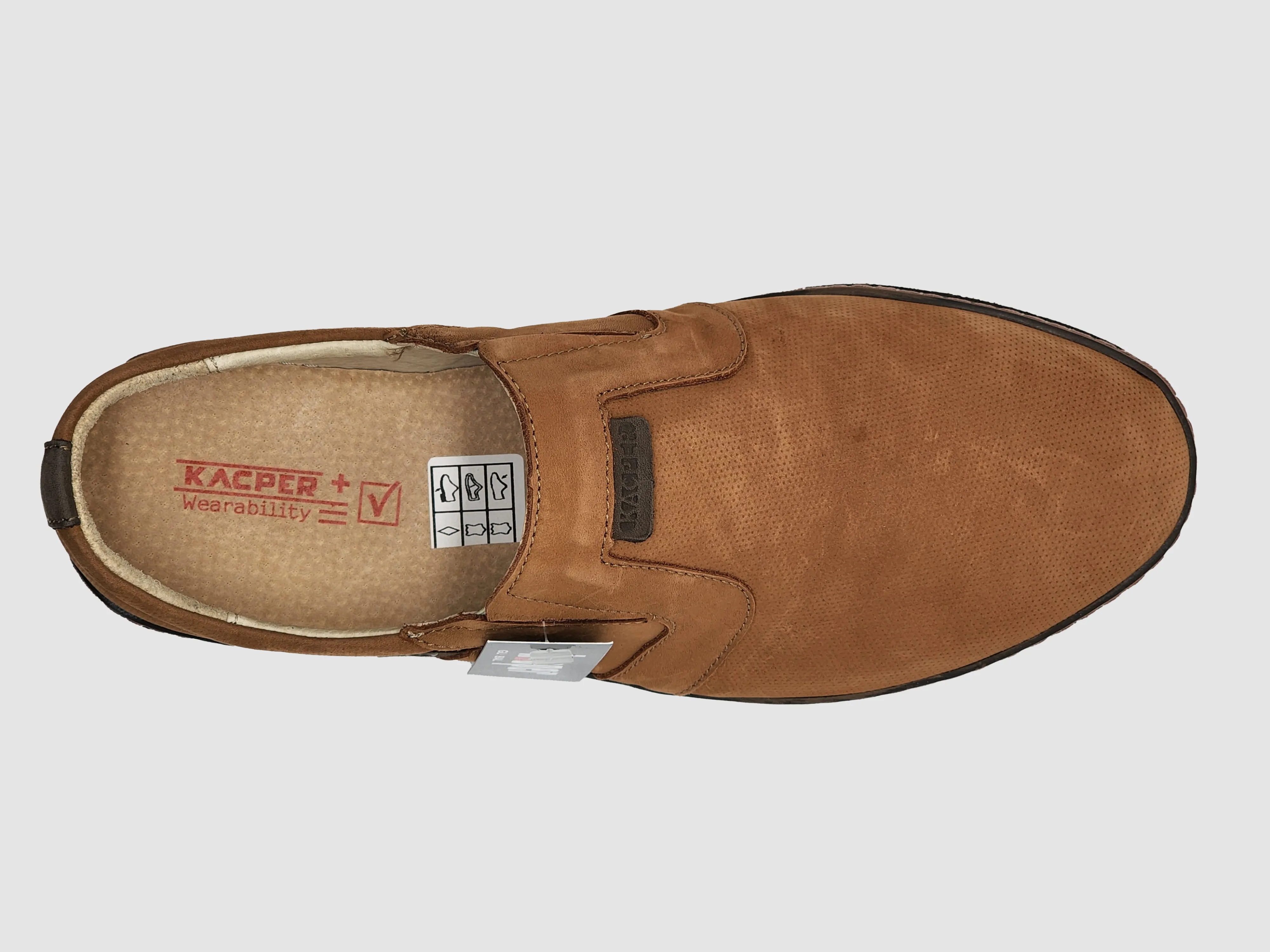 Men's Essential Leather Loafers - Light Brown