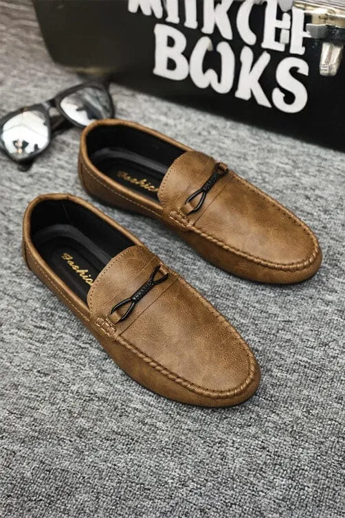 Men's Premium Texture Slip On Loafers