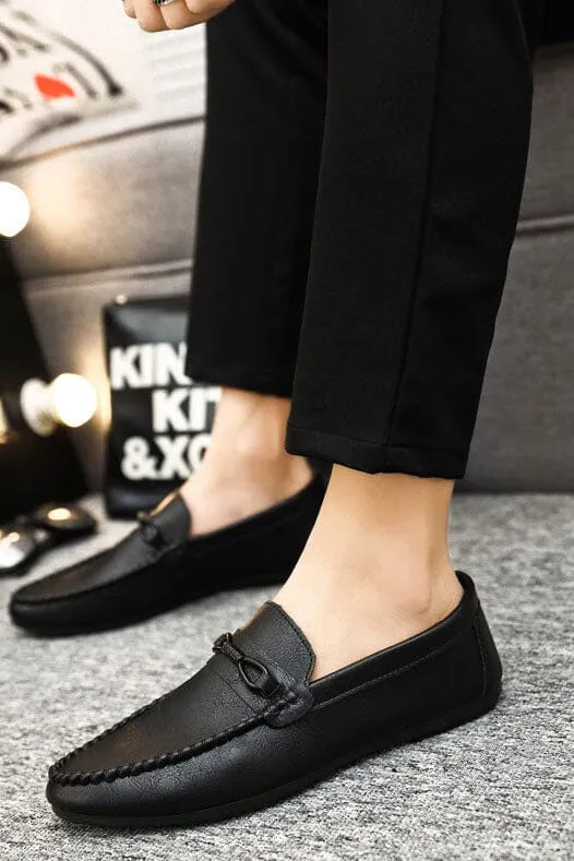 Men's Premium Texture Slip On Loafers