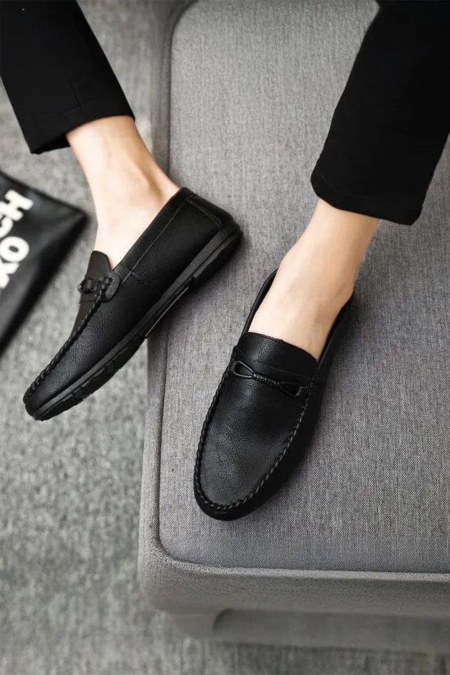 Men's Premium Texture Slip On Loafers