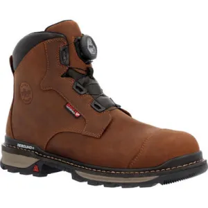 MEN'S ROCKY RAMS HORN BOA COMPOSITE TOE WATERPROOF WORK BOOT