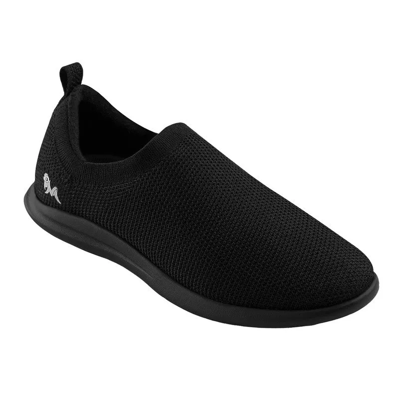 Neeman's ReLive Knit Slip On Sneakers | Hale Black | Light-Weight & Comfortable