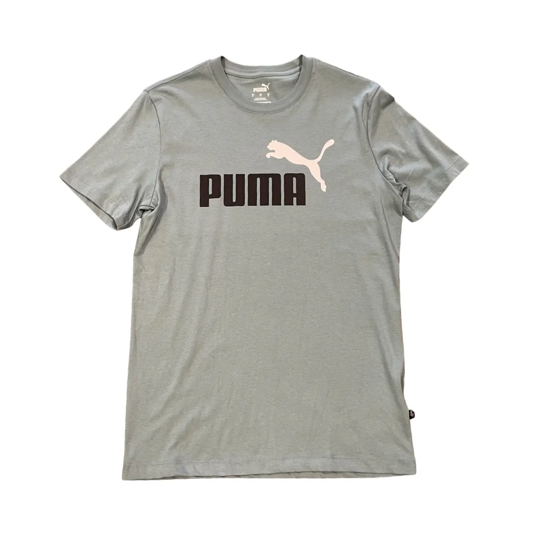 Puma CLASSICS ESS 2 LOGO TEE Men’s - MINERAL BLUE