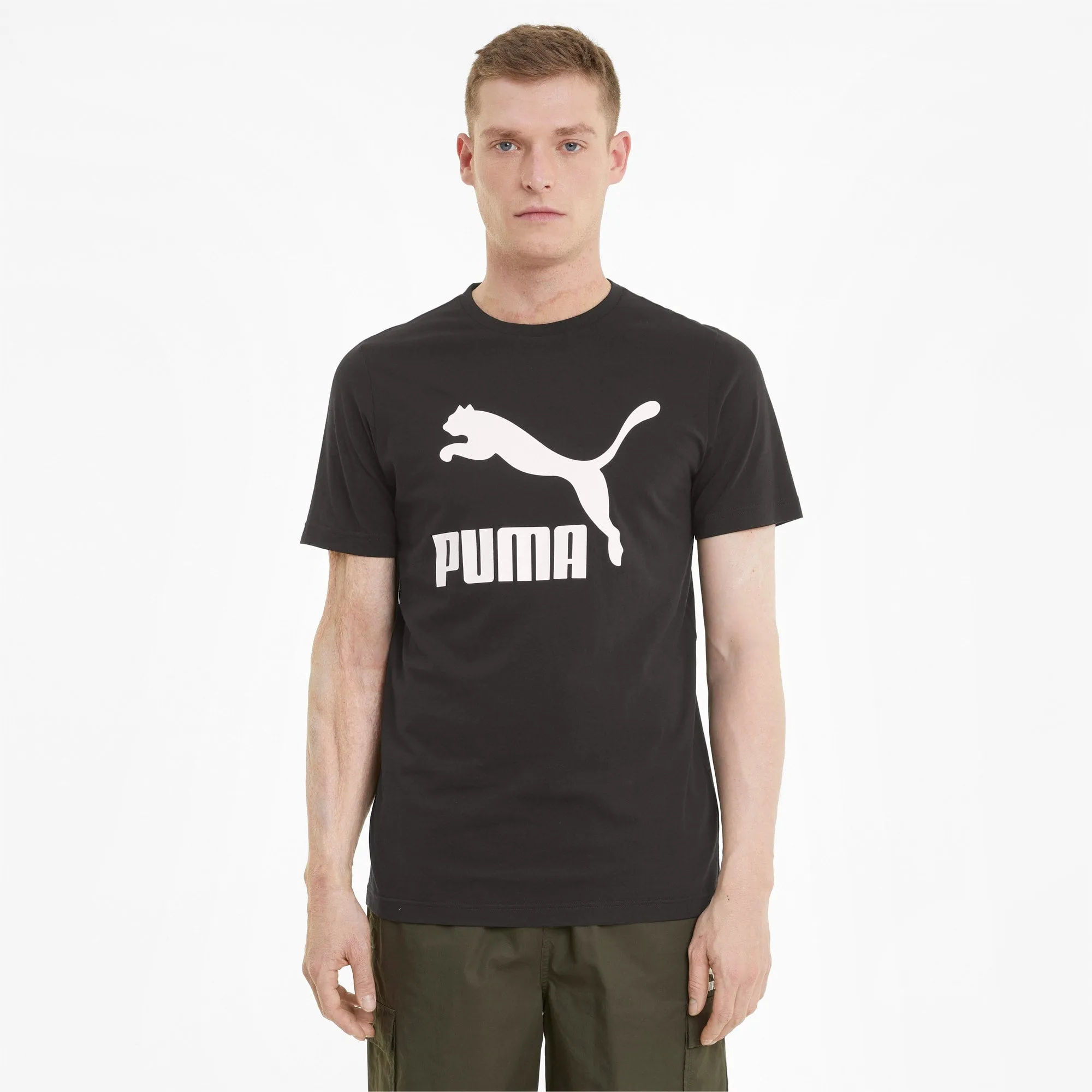 Puma CLASSICS LOGO TEE Men’s - PUMA BLACK