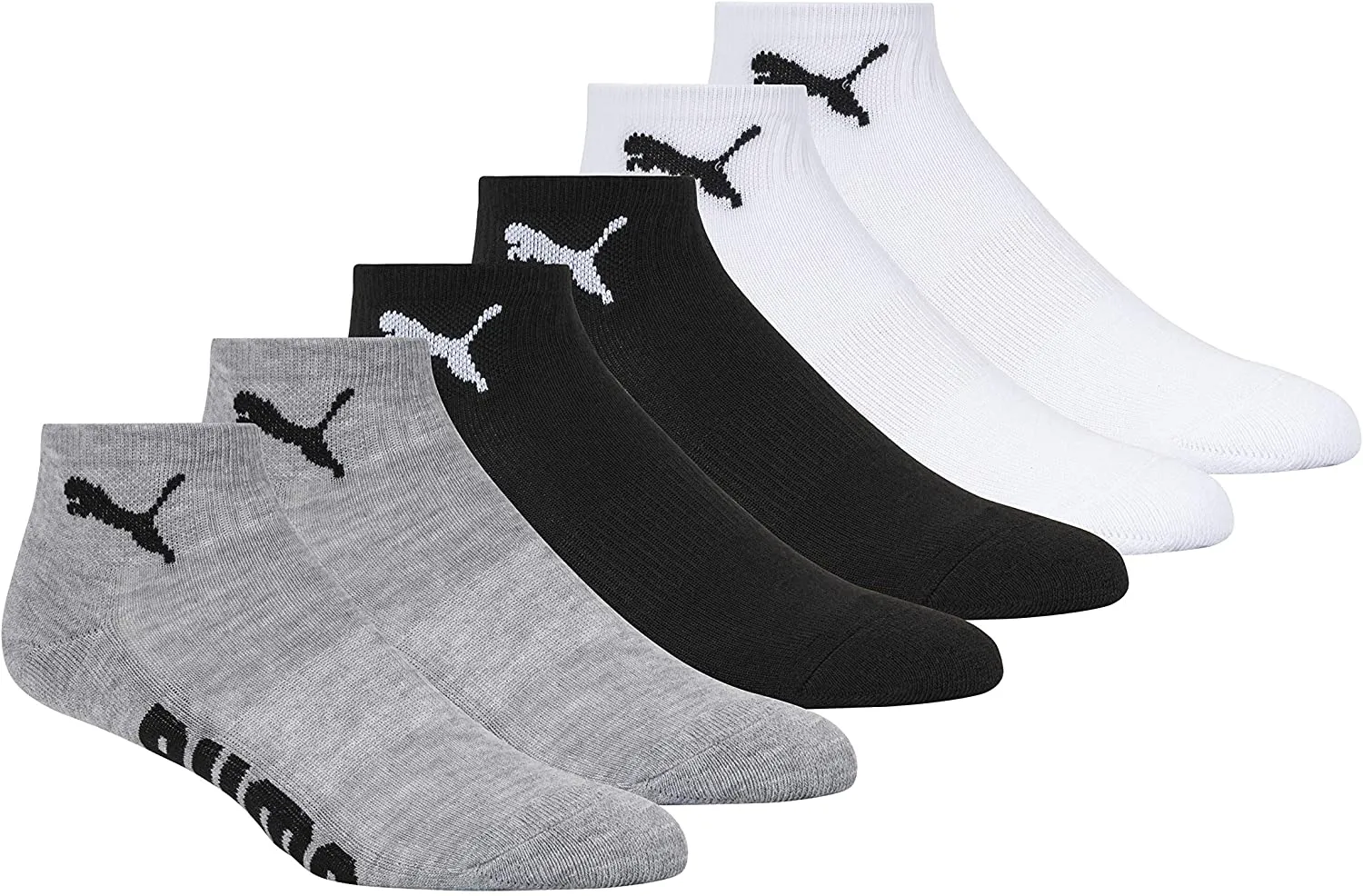 PUMA Women's 6-Pack Quarter Socks