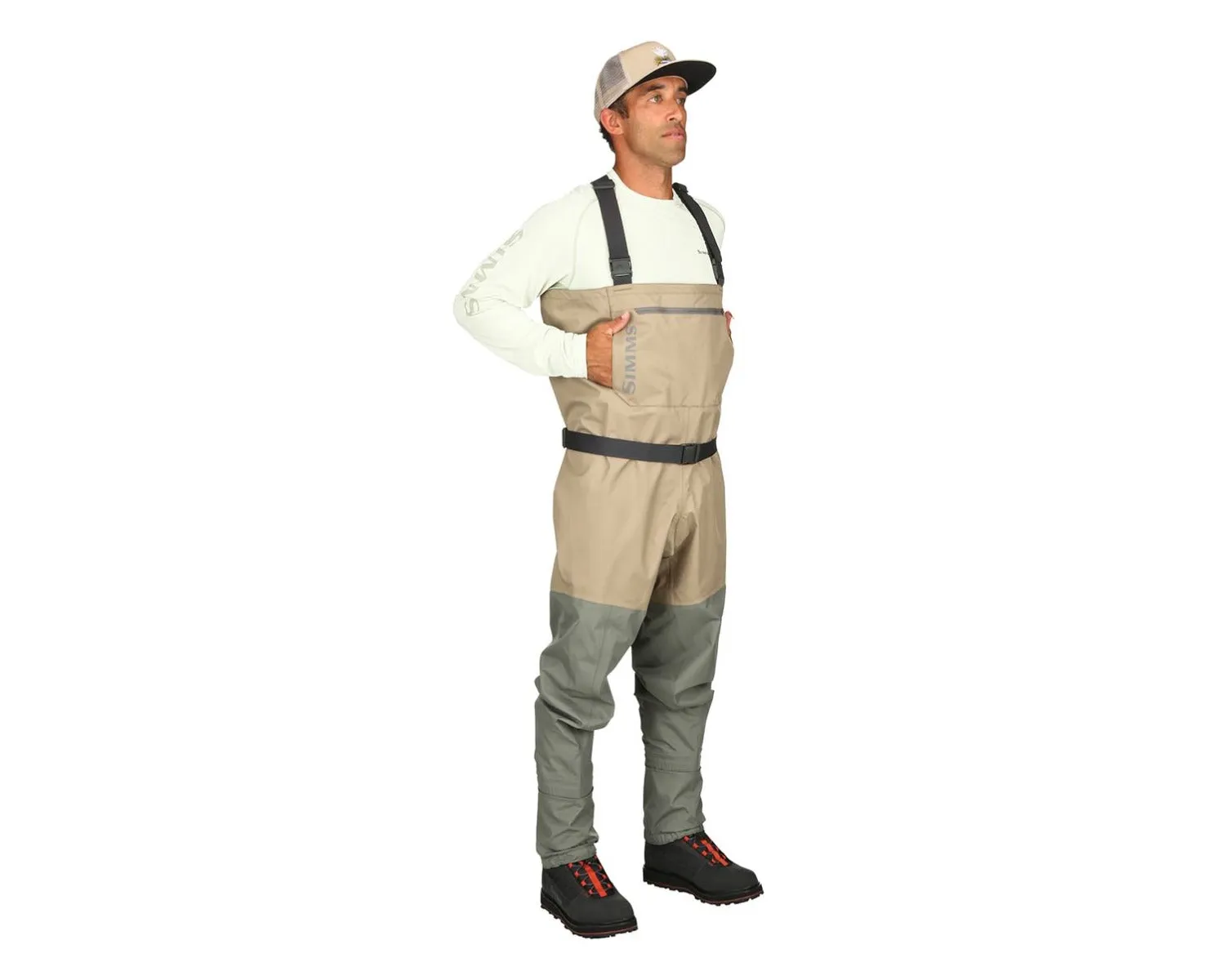 Simms Tributary Waders Tan