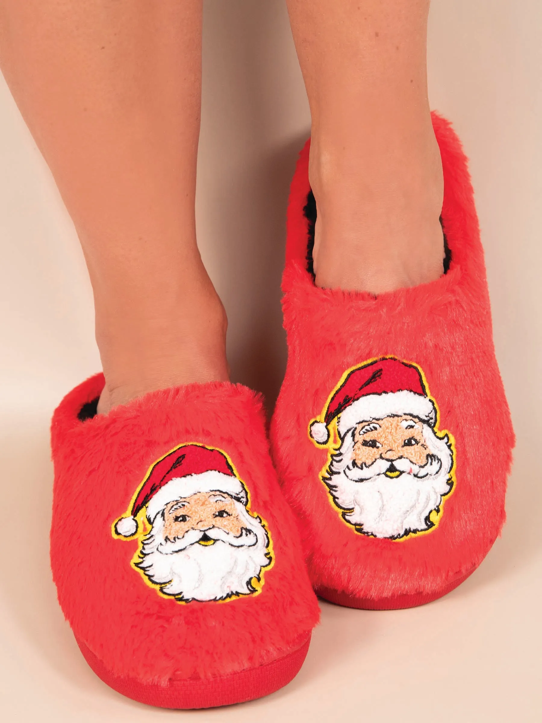 Simply Southern Christmas Santa Claus Slippers