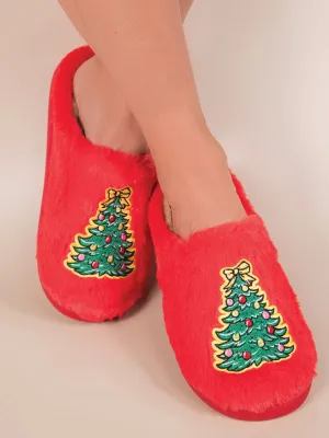 Simply Southern Christmas Tree Slippers