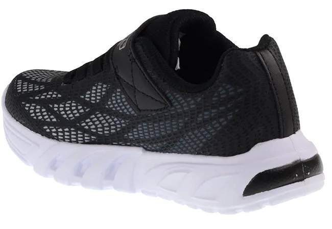 Skechers Trainers Kids Flex Glow Elite Vorlo Black Silver