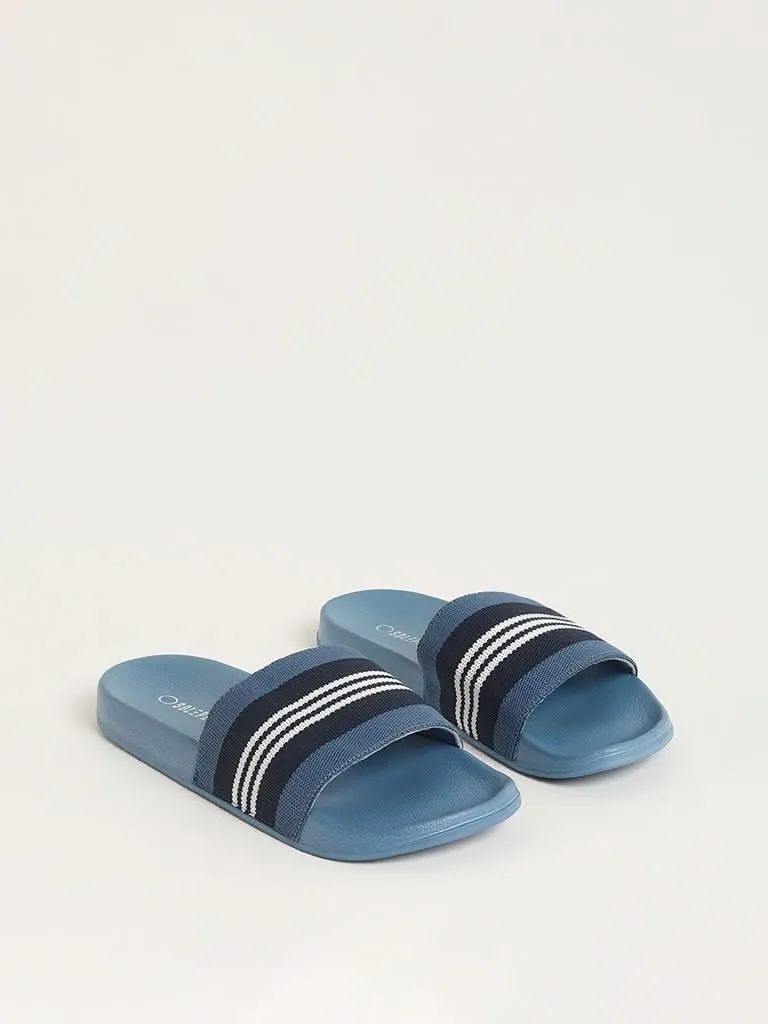 SOLEPLAY Blue Striped Flip-Flop