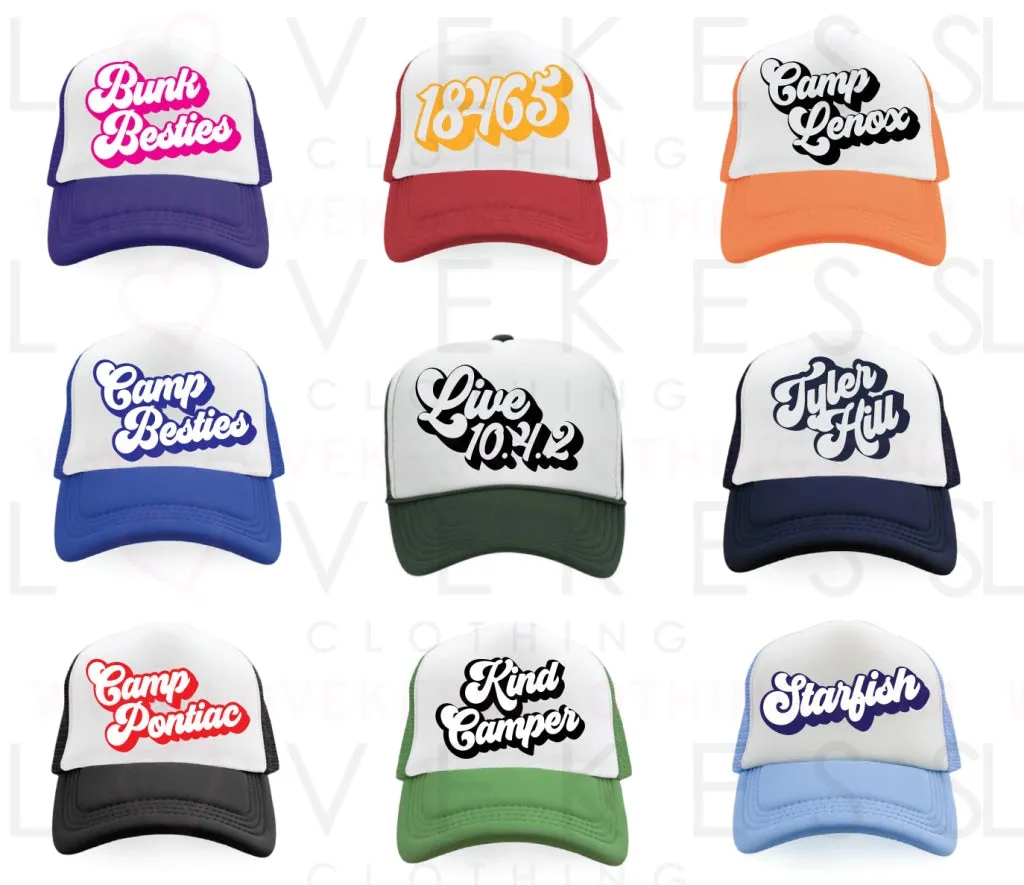 Summer Ready Custom Camp Trucker Hat