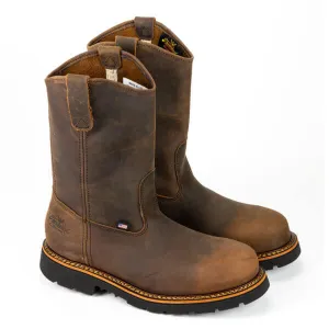 Thorogood - American Heritage – Wellington Trail Crazyhorse Safety Toe – Black Maxwear90™  - 804-3310