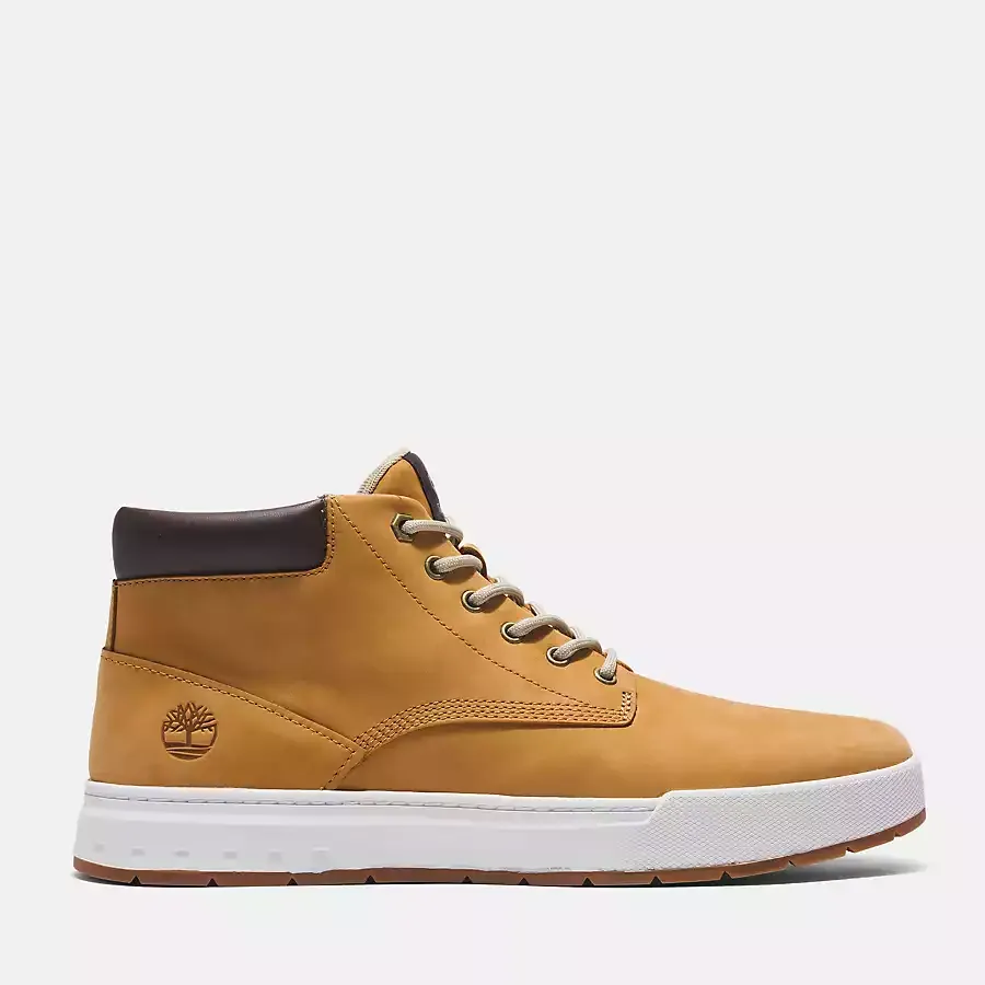 Timberland Men's Maple Grove Leather Chukkas Shoes - Wheat