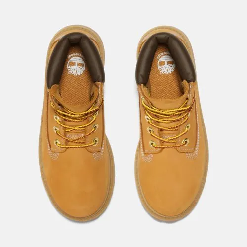 Timberland® Premium 6-inch Waterproof Boots - Wheat Nubuck/Yellow