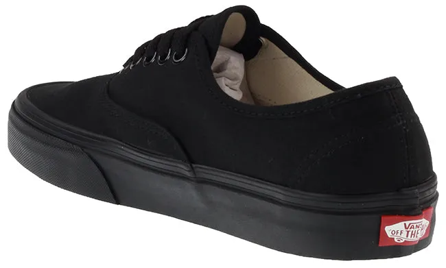 Vans Trainers Womens Authentic Black