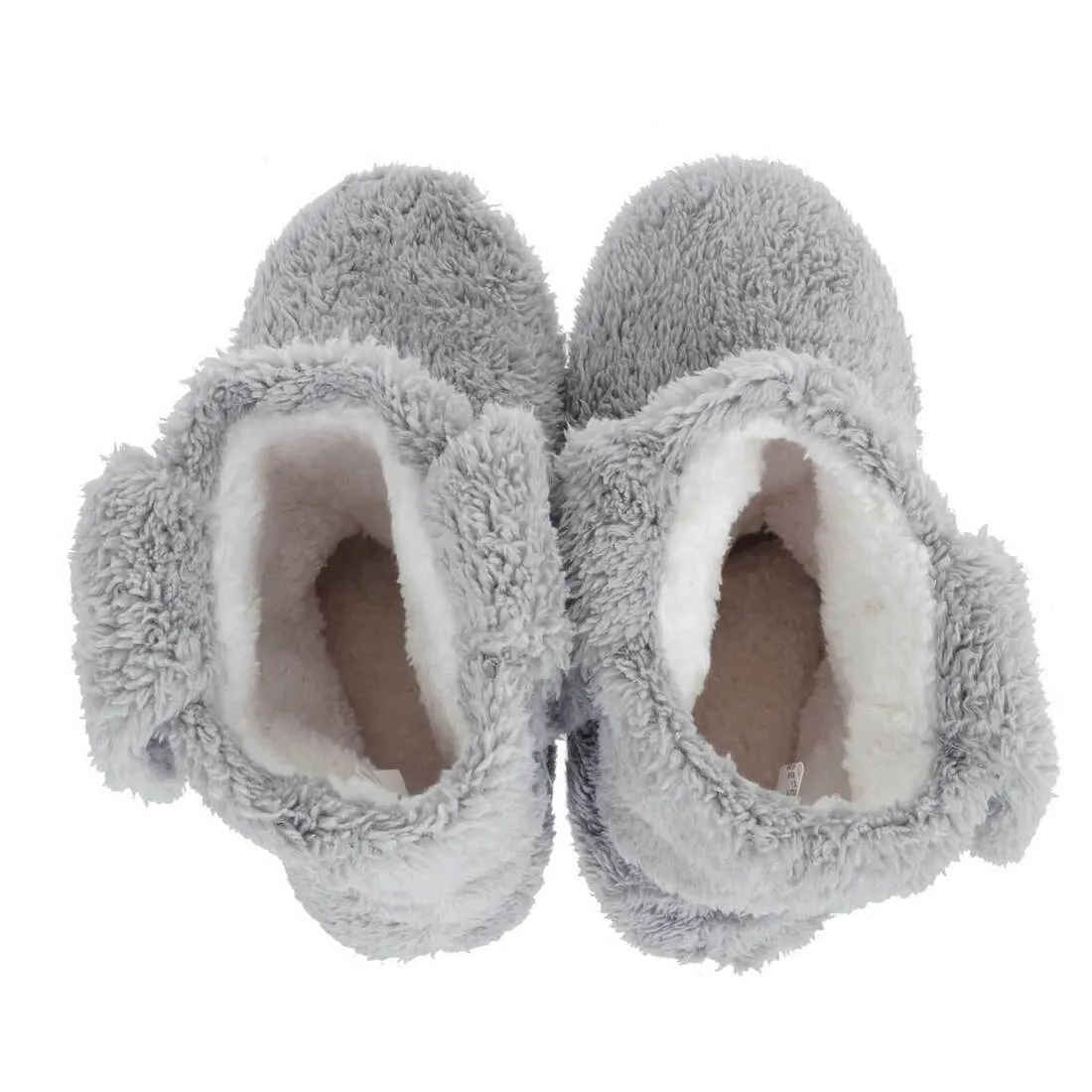 Womens Bunny Ear Booties Sherpa Fleece Lining Slipper Boots